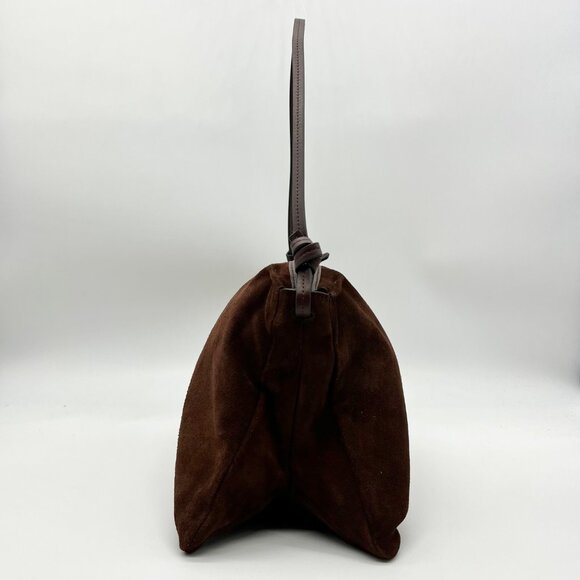 STAUD Mahogany Suede Vivi Shoulder Bag - Picture 4 of 11